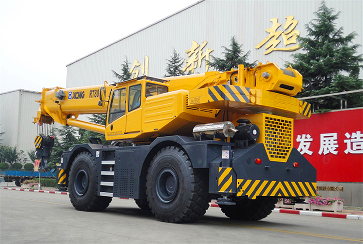 XCMG Official 80 Ton Terrain Crane Rough Crane RT80 China New Rough Terrain Mobile Crane for Sale